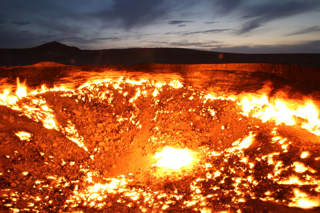 Turkmenistan Gas crater